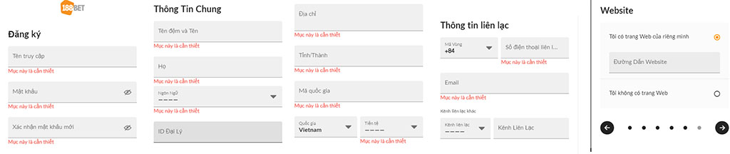 Hướng dẫn đăng ký đại lý 188bet - 188BET LINK